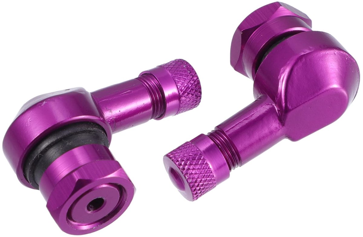 Dailygoods - Paarse Motorfiets Vacuüm Ventieldopjes - 11.3 mm - Voor Tubeless Ventielen