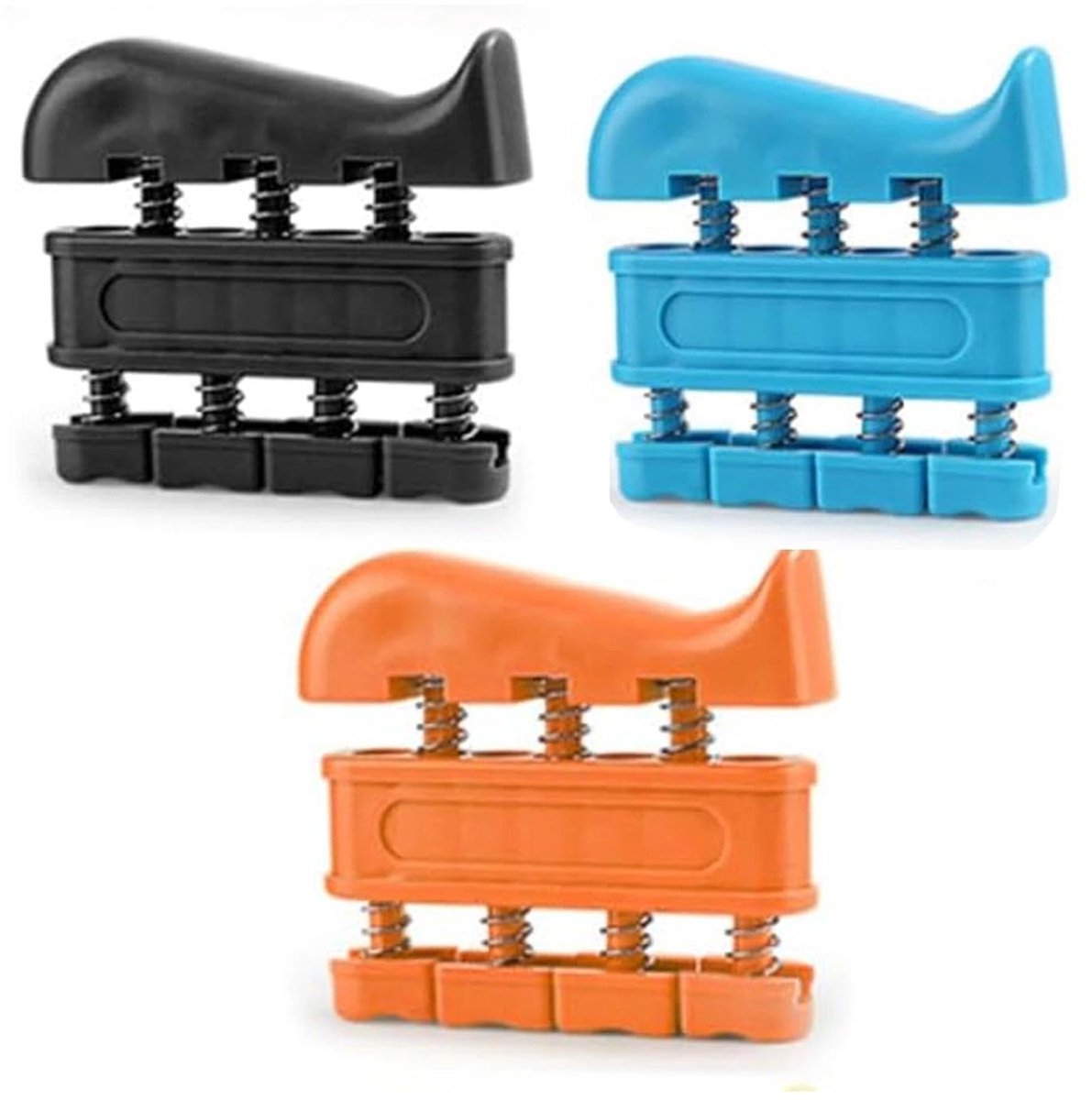 Dailygoods - 3-delig Oefengereedschap Vingerversterker en Handtrainer - Ideaal voor Gitaar, Fysiotherapie en Klimmen