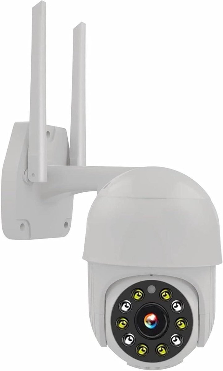 Beveiligingscamera - IP Camera Monitor - Huisbewaking - 360 Graden Rotatie - 1080p HD - Wit