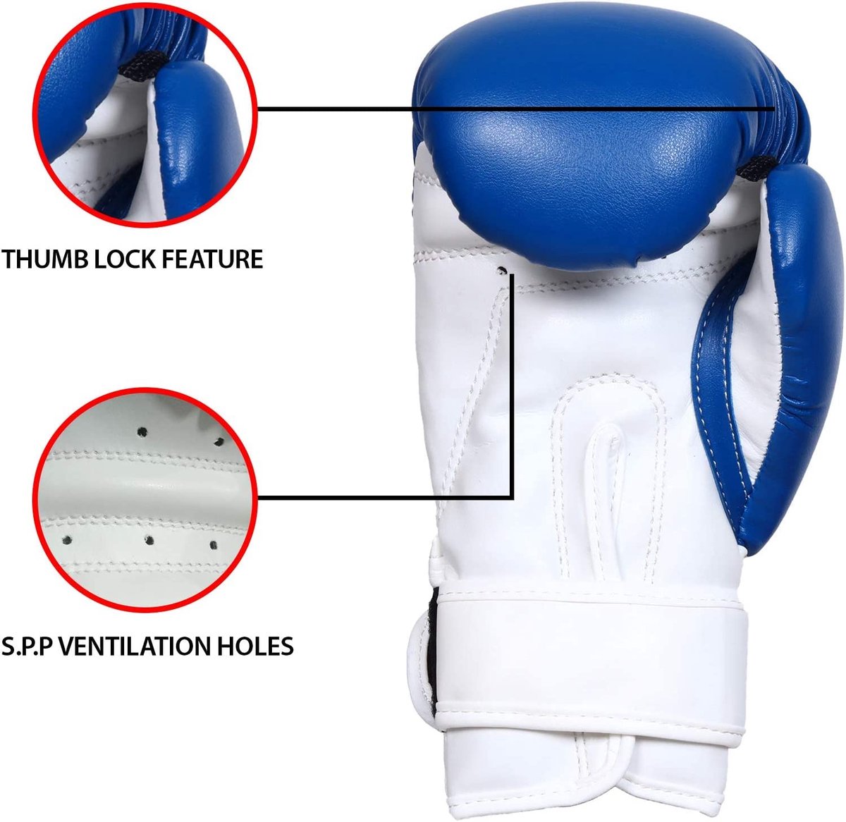 SnelShoppen - Bokshandschoenen voor Kinderen - Vechtsport Sparring Junior Handschoenen - Stevig Leer MMA Training - Bokszak Handschoenen - Stoten Muay