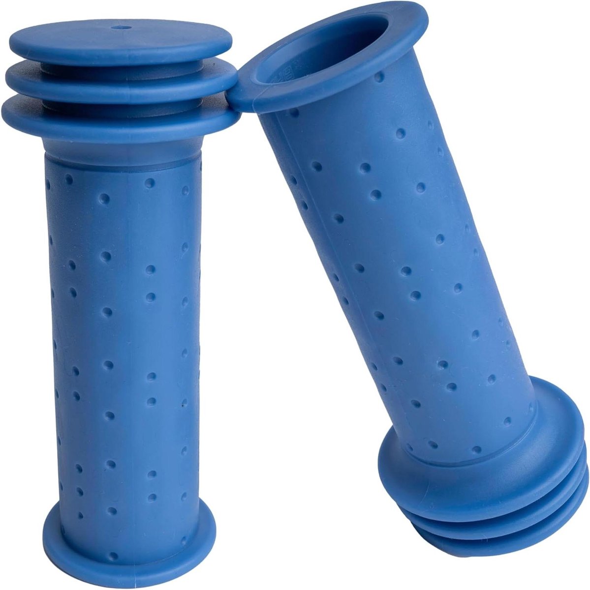 Fietshandvatten Set - Rubberen Grepen - Veilig Fietsen - Antislip Buitenzijde - Ø 22 mm - Blauw