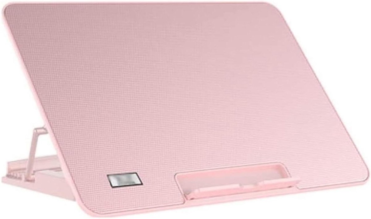 Laptop Koeler - Koelblokstandaard Notebook - Voorkomt Oververhitting - 6 Stille Ventilatoren - 12-17 inch - Roze