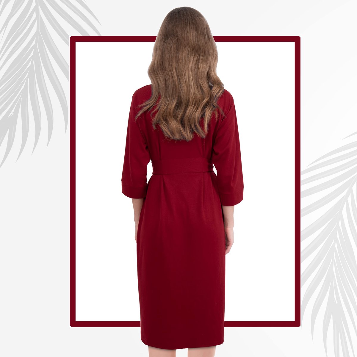 SnelShoppen - Luxueuze Dames Ochtendjas - Superzachte Katoenen Badjas - Lichtgewicht Lounge Wear en Nachtkleding - Perfect voor Thuis, Relaxen, en Cad