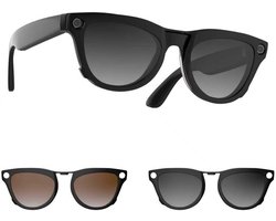 Gepolariseerde Clip - Zonnebril Clip-on - Bril Beschermen - Op Ray-Ban Meta - 52-20 - Zilver Groen