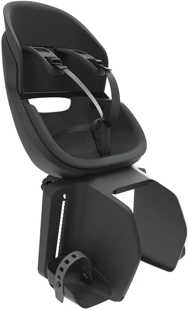Prodigee Icon Fietsstoeltje Achter Zwart – Bagagedragermontage – 9-22 kg – Verstelbare Hoofdsteun & 5-Puntsgordel