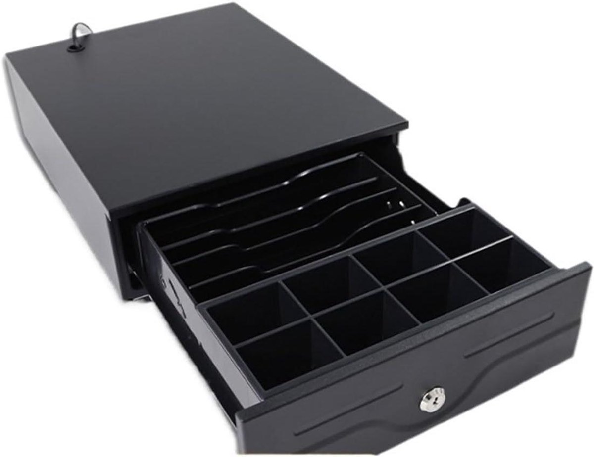 Kassalade - Geldlade Kassa - Winkel Transacties - Versterkt Stalen Lichaam - 245x320x90mm - Zwart