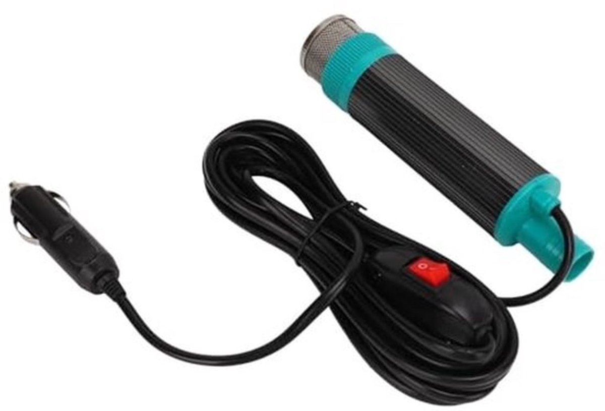 Brandstof Transfer Pomp - Elektrische Pomp - Draagbaar - 12V - Vloeistof Extractor - Voor RV Trailer - 5M Kabel
