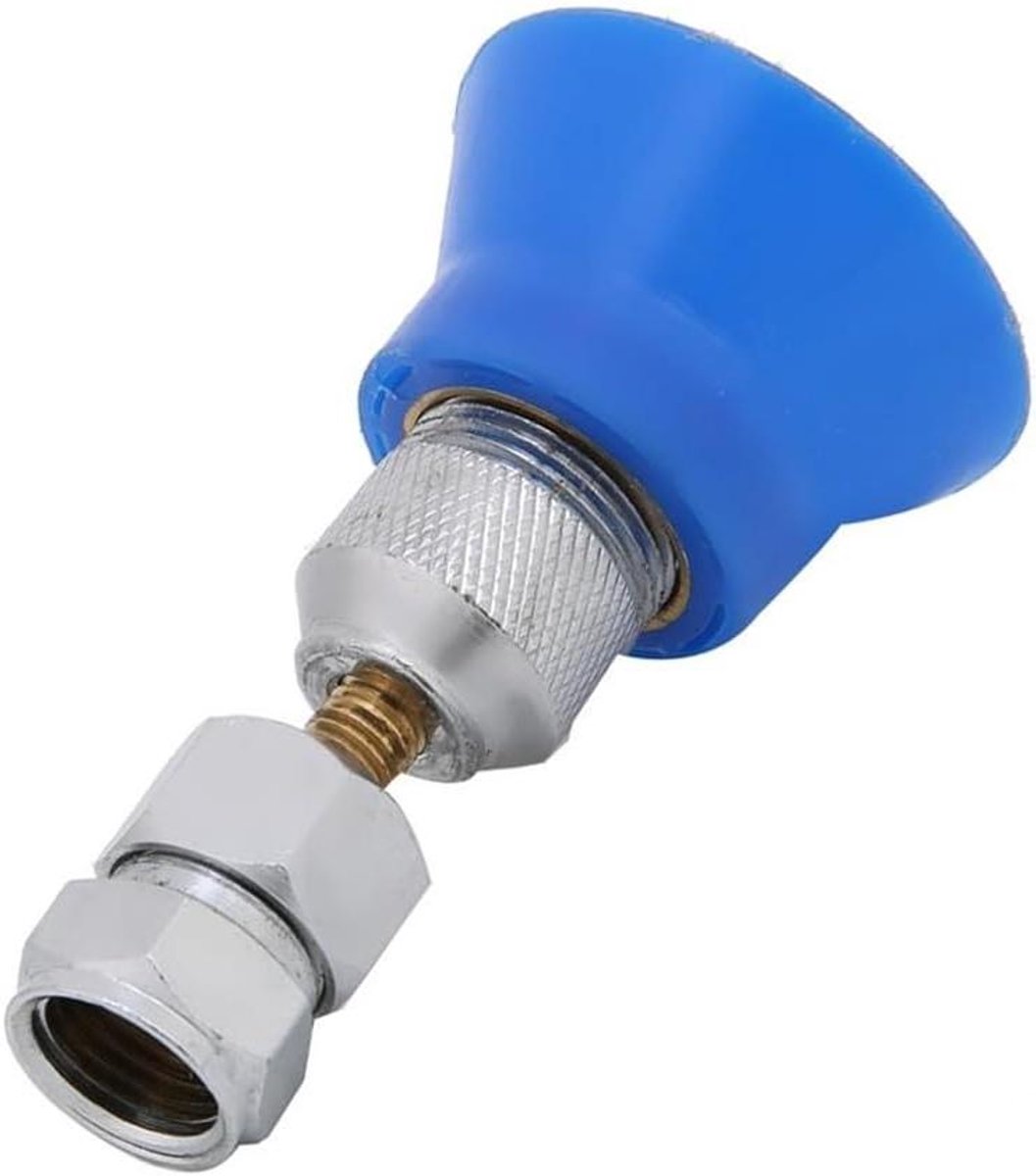 Verstelbare Mistpijp - Landbouw Spuit - Gewas Irrigatie - Aanpasbaar Spuitpatroon - 14x1.5 Schroefdraad - Zilver Blauw