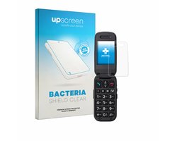 upscreen - Screenprotector voor Panasonic KX-TU446 - Folie Beschermfolie transparant antibacterieel