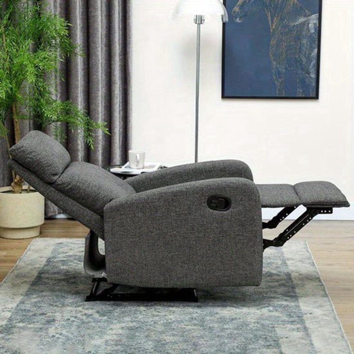 Relaxstoel – Fauteuil – Loungestoel – Draaifauteuil – Schommelstoel – Verstelbaar 90°-180°