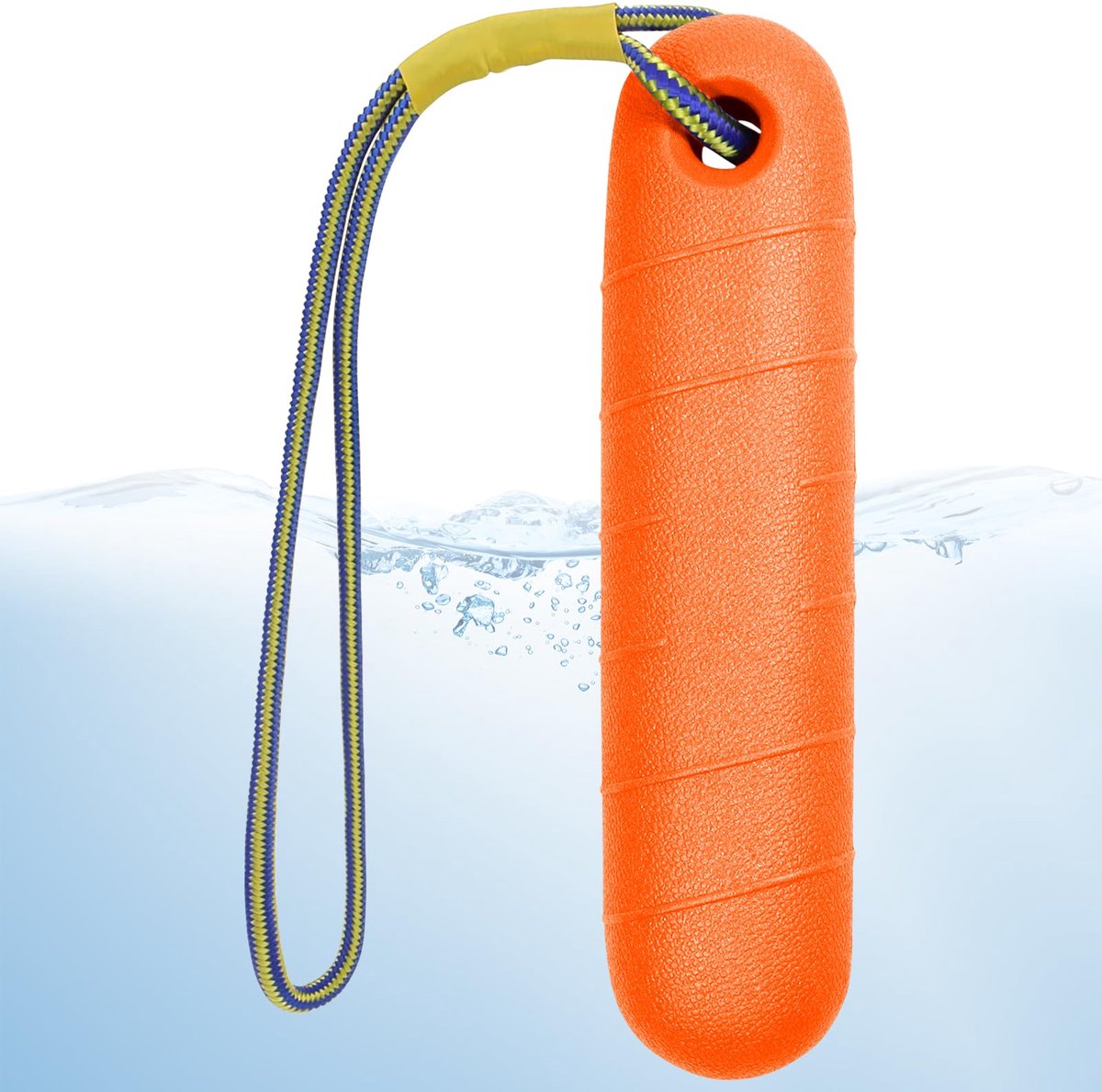 SnelShoppen – Hondenspeelgoed Zwemspeelgoed voor Honden 22 cm – Interactief Trainen en Ophalen in het Water met Nylon Touw – Geschikt voor Middelgrote