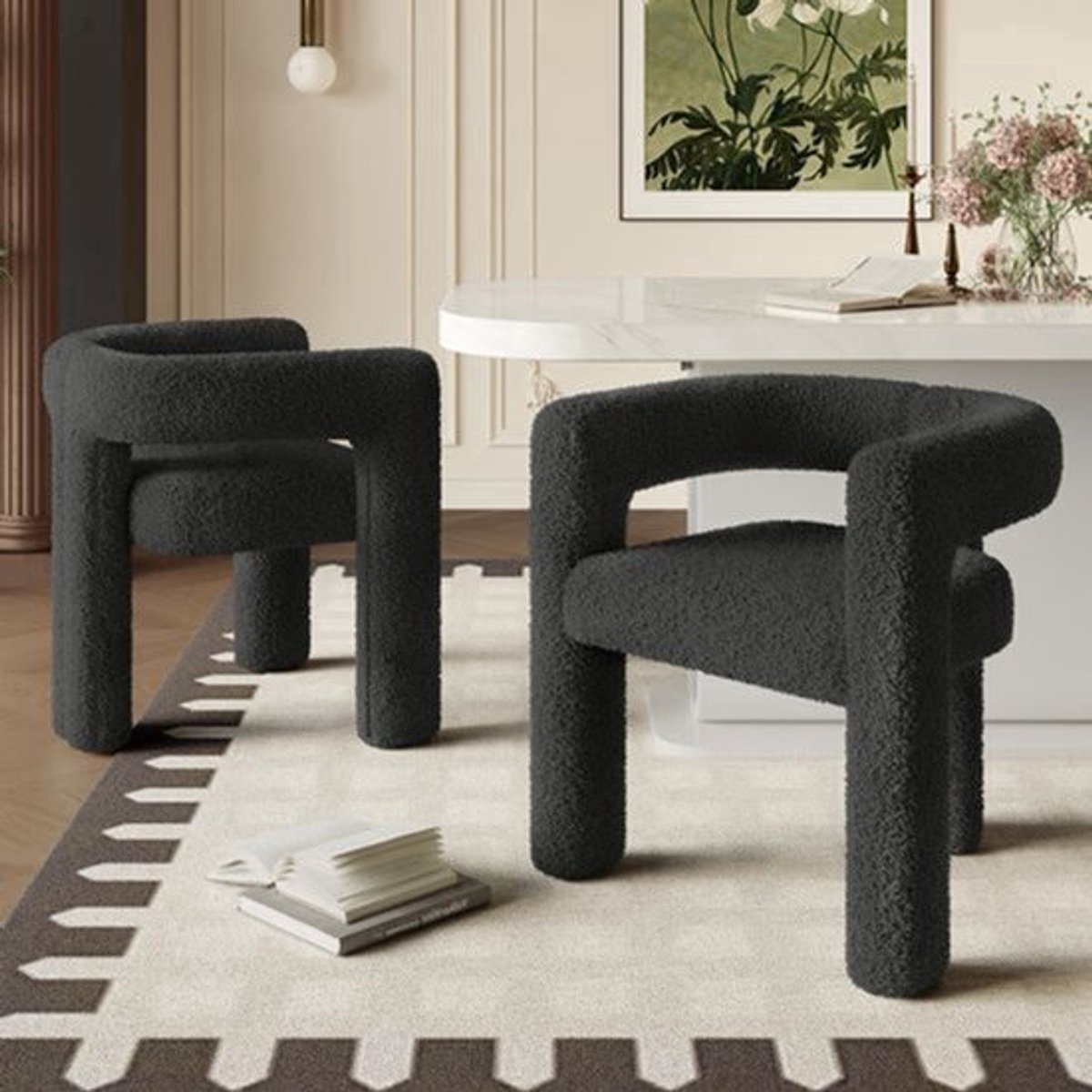 Fauteuil – Zitzak – Loungestoel – Relaxstoel – Sessel – Ergonomisch Design – Teddy Fleece