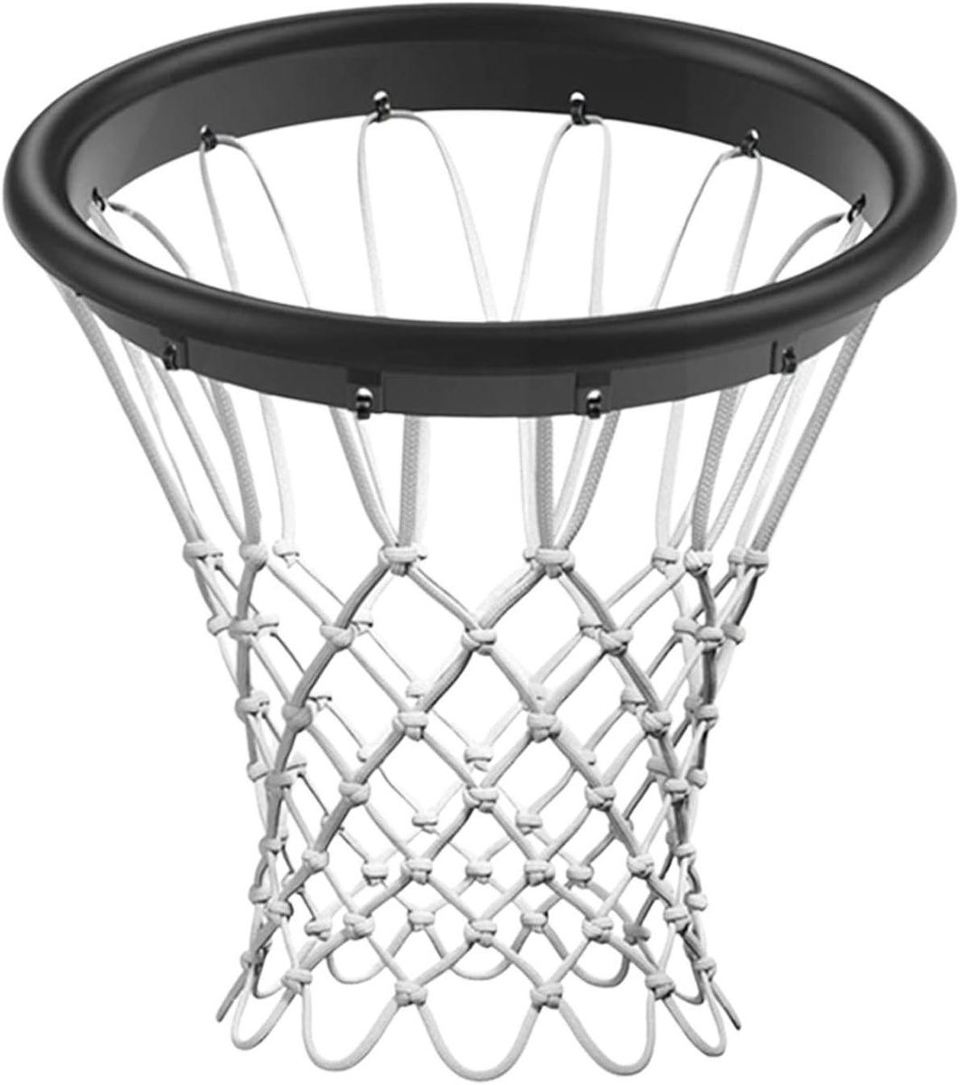 Basketbalnet - Vervangingsnet Basketbal - Sport Spelen - Soepele Spelervaring - Standaard Velgenpasvorm - Vet Mesh