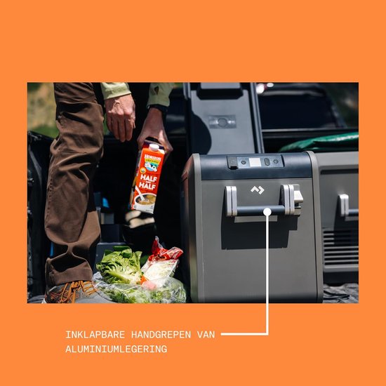 Compressor Koelbox 25 Liter, Elektrische Koelbox met App-bediening, -22°C tot +20°C, 12/24V & 100-240V, Waterdicht — afbeelding 4