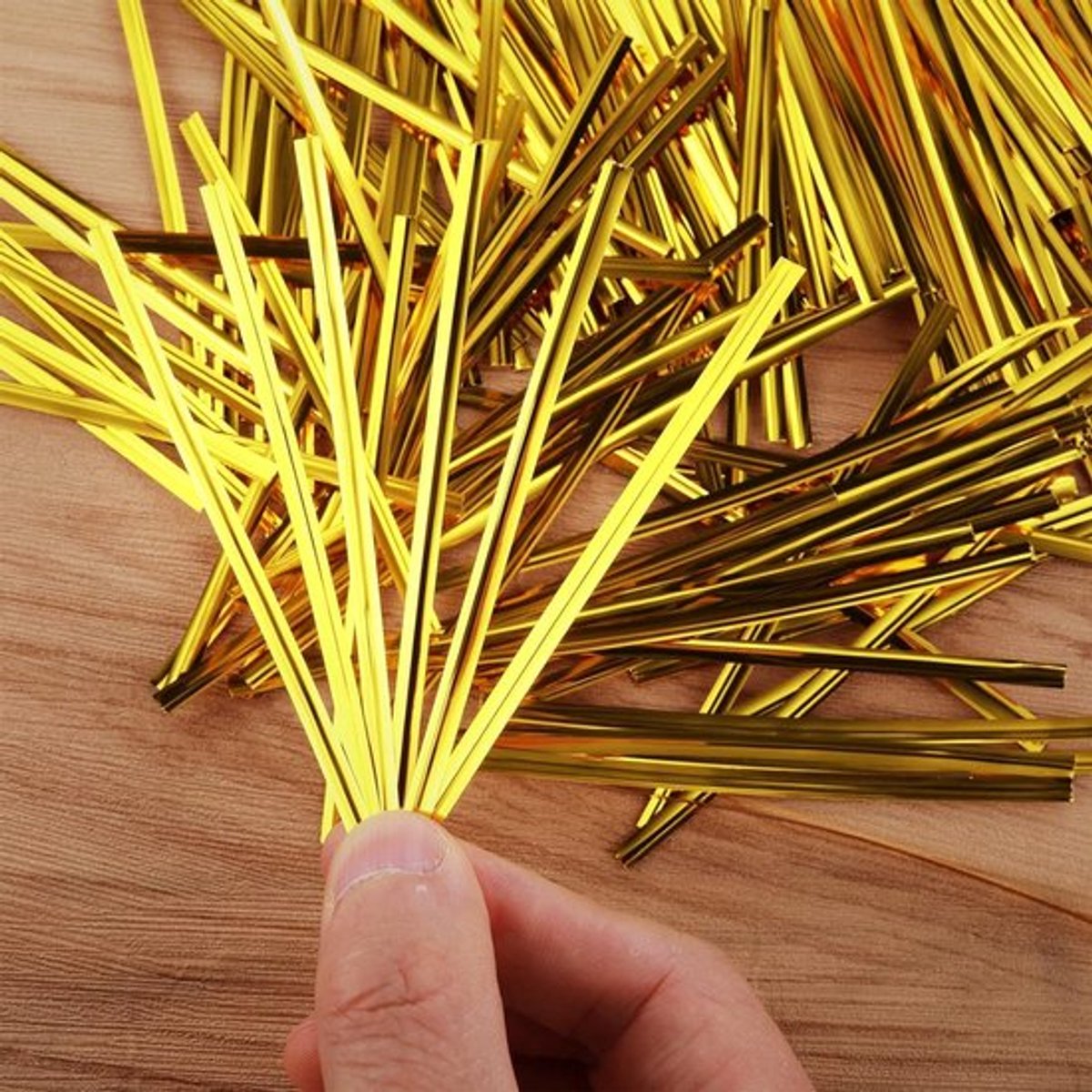 1000 Stuks Twist Ties voor Verpakking - Metalen Sluiting voor Bakkerij, Snoep en Chocolade (10 cm)