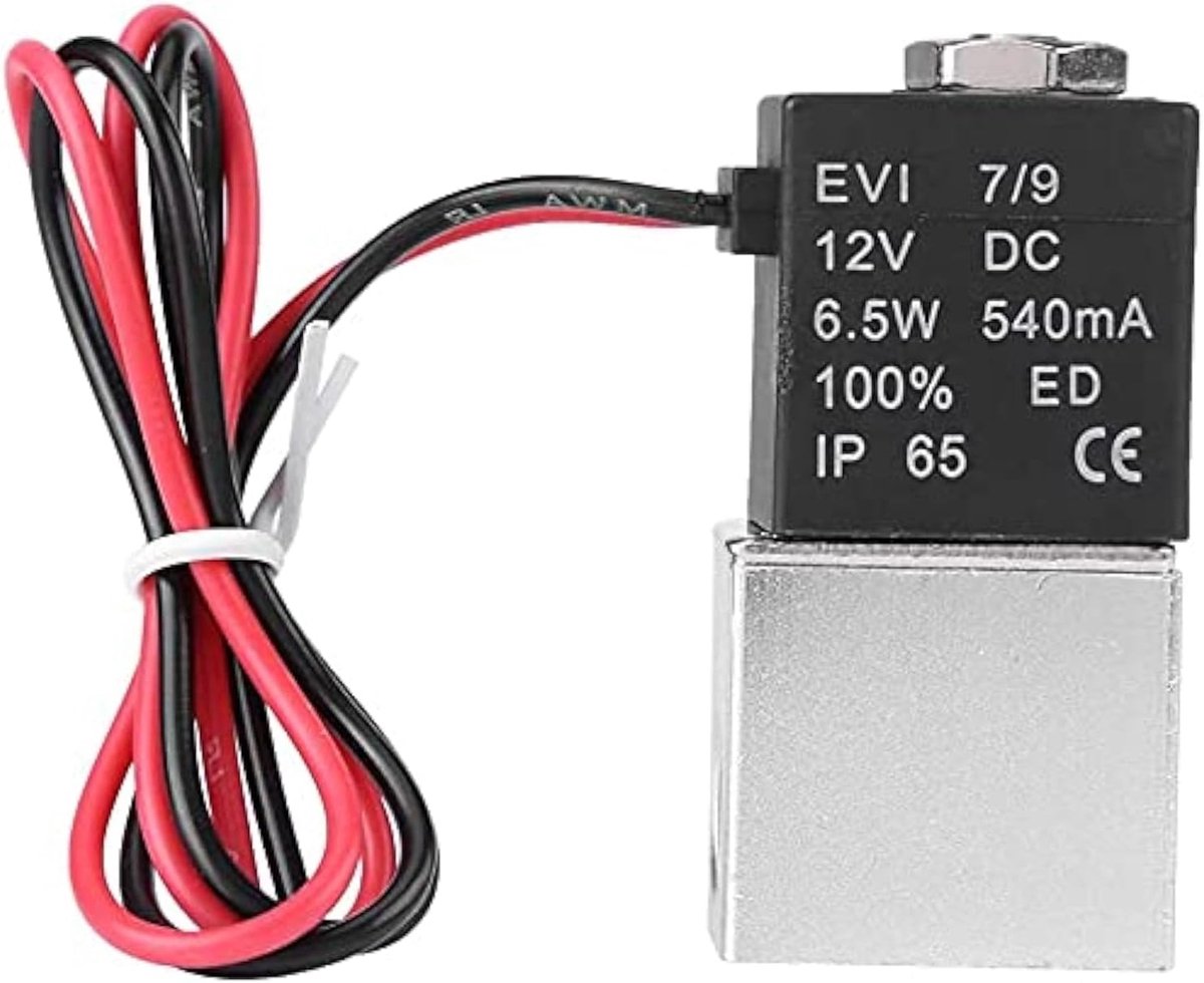 SnelShoppen - 2-Weg Pneumatische Solenoidklep 220V Normaal Gesloten Aluminium Lucht Gas Vloeistof Water Regelaar voor Pneumatisch Systeem