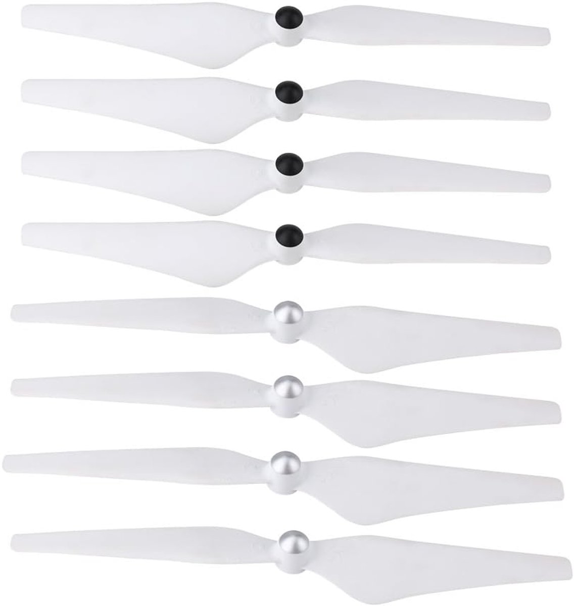 SnelShoppen - Propeller Drone Blades - 8 Stuks CW CCW Zelfvergrendelende Kunststof Propeller Bladen Set voor Quadcopter Phantom 1/2/3/3PRO/FC40/E300