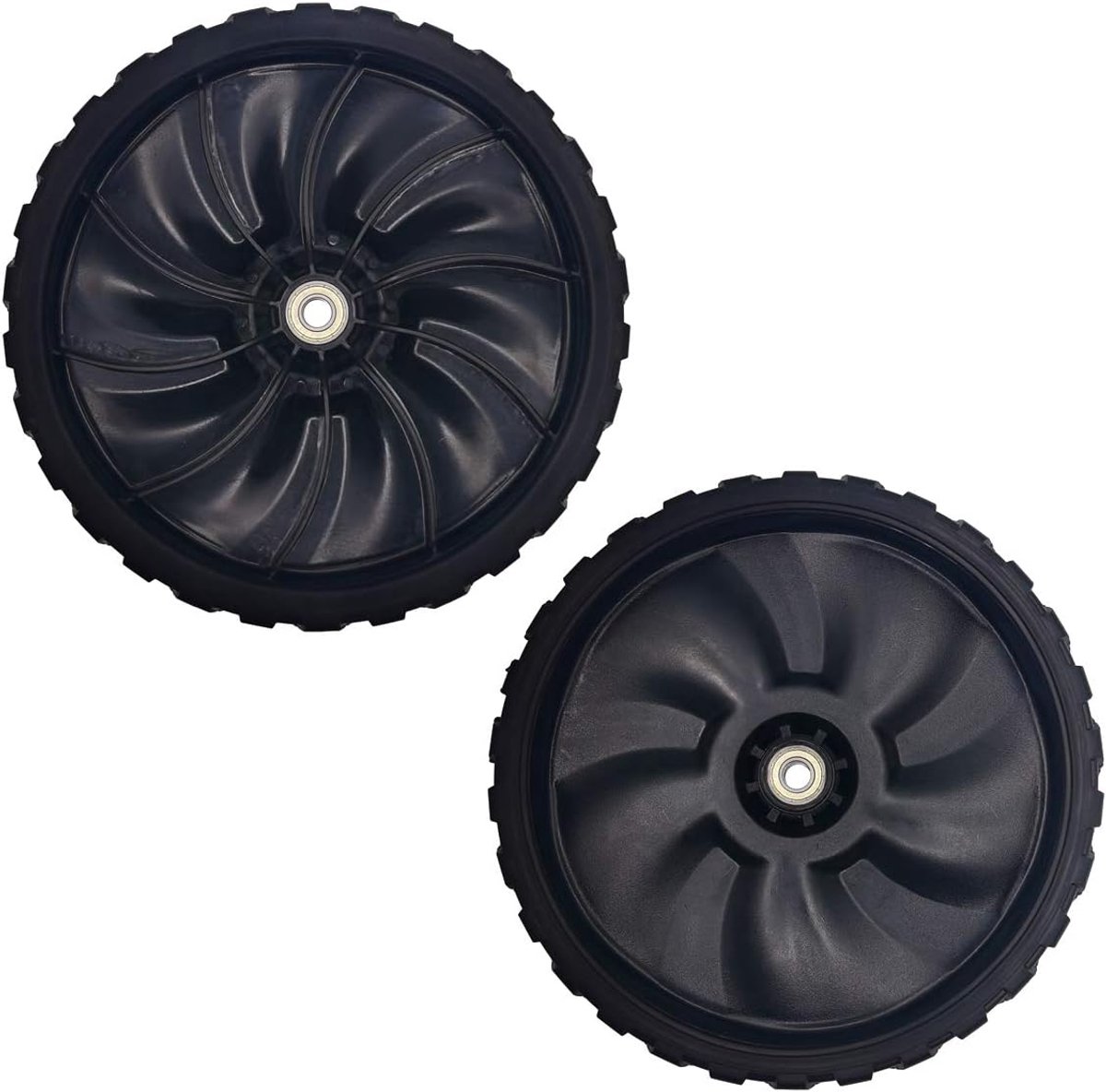 SnelShoppen - 2 Pack 11" Vervangingswielen voor MTD Geschikt voor Troy-Bilt, Cub-Cadet, Craftsman, Bolens, Remington, Ryobi, Yardman, Yard-Machine, Wi