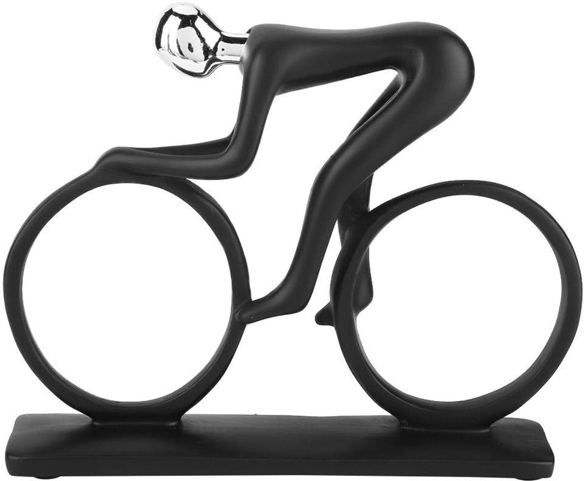 SnelShoppen - Kleine IJzeren Sculptuur Metaal Sportfiguur Model Beeld Statue Craft Modern Abstract Beeldhouwwerk Ornament Figurine Hand Soldering Woon