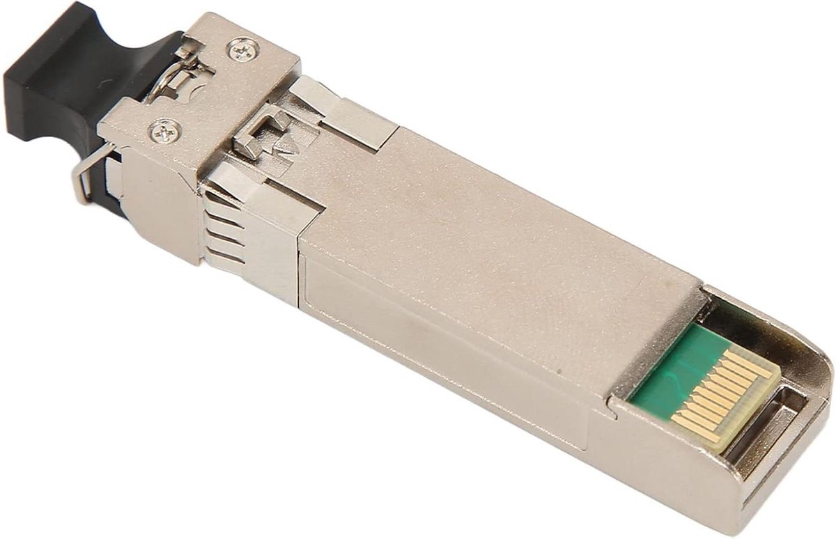 Glasvezel Zendontvanger Module - SFP Transceiver - Netwerk Uitbreiding - 25 Gbps Snelheid - 100 meter - Zilver