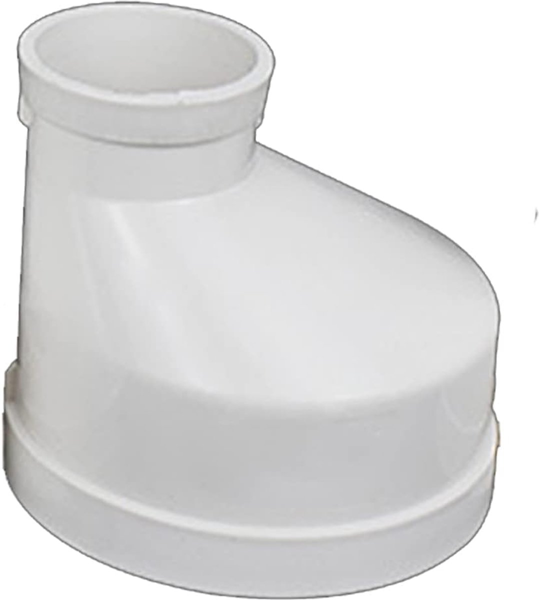 SnelShoppen - Duct Reducer Adapter Connector Verbindingsbuis Verhoging Reducer voor HVAC Ventilatiesystemen 110×50mm - Hoogwaardige PVC Materiaal - Du
