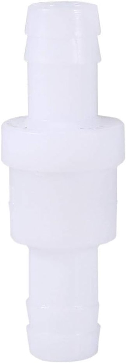 SnelShoppen - Plastic Terugslagklep 12mm Inline Check Valve voor Vloeistof, Gas en Lucht - Duurzaam en Compact voor Diverse Toepassingen