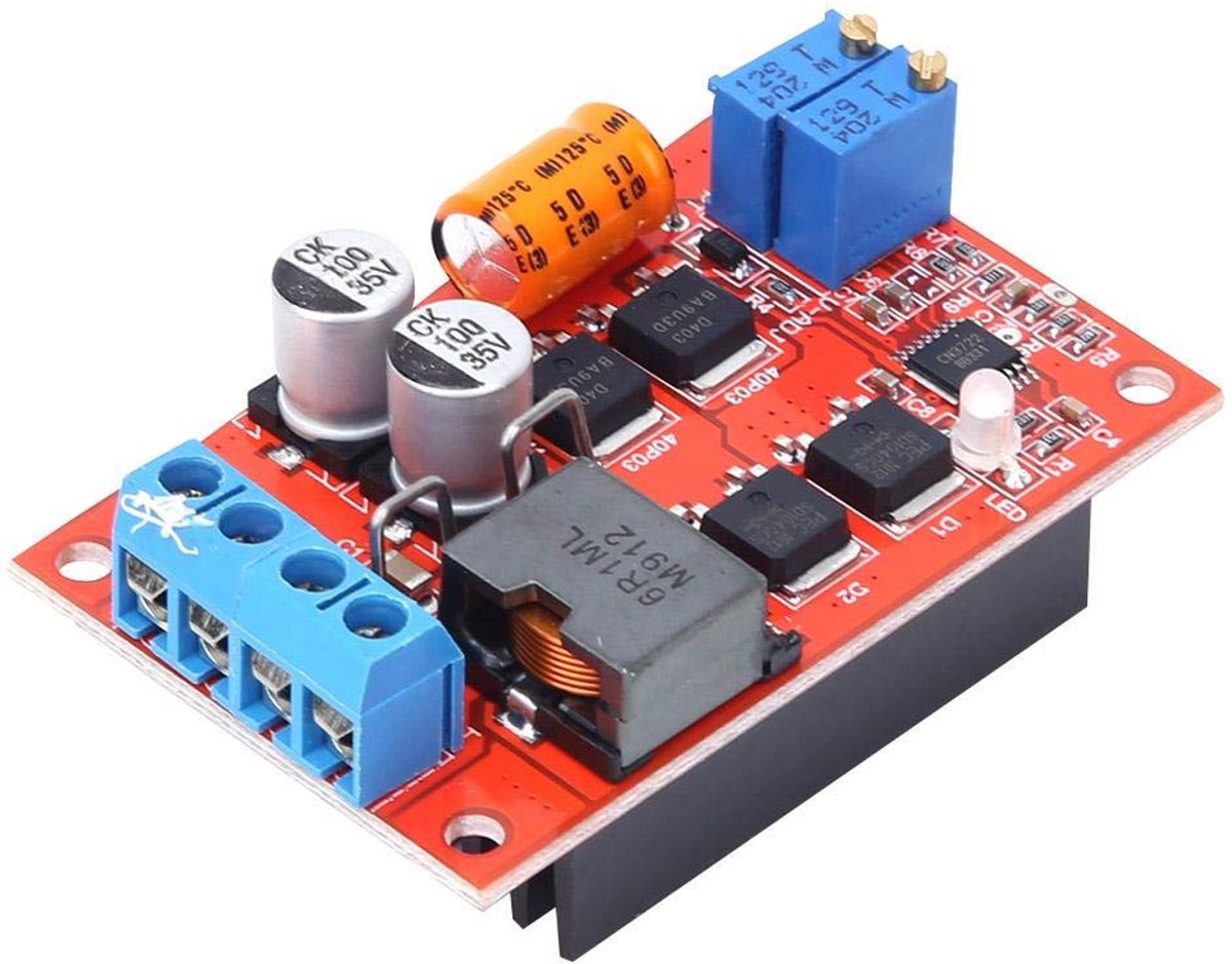 SnelShoppen - MPPT Zonnepaneel Regulator 5A DC 8-28V Ingang - Slimme Solar Batterij Oplaadcontroller - Ideaal voor Camping, Tuin en Off-grid Gebruik