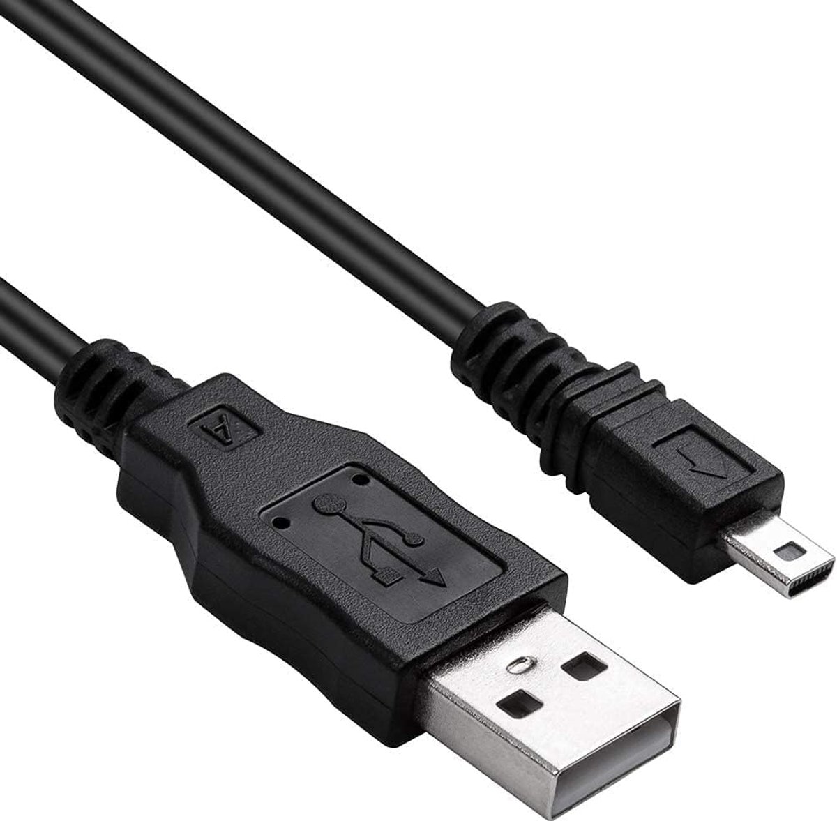 SnelShoppen - USB Datakabel Vervangingskabel voor Olympus Digitale Camera's FE-20 FE-310 FE-320 FE-330 FE-340 FE-350 - Hoogwaardige Kwaliteit, Stevige