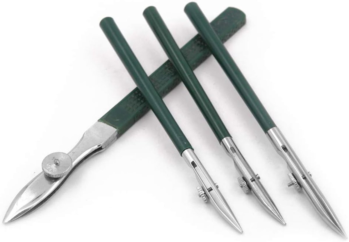 4 Pcs Adjustable Art Control Pen, Bill Duck Pen Straight Line Drawing Pen Tools for Masking Liquid Fine Lines Art - ShopVlot