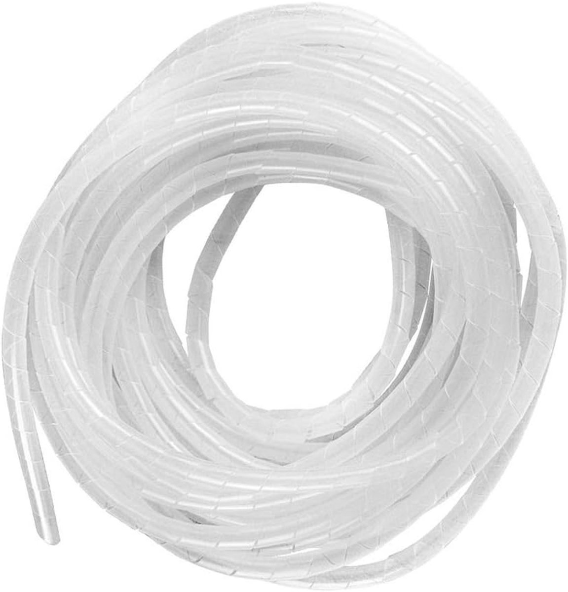 GTIWUNG 4mm x 25m Cable Tidy Wrap Cable Management System Cutable Flexible Cable Tidy Tube Spiral Cable Tidy Sleeves - ShopVlot