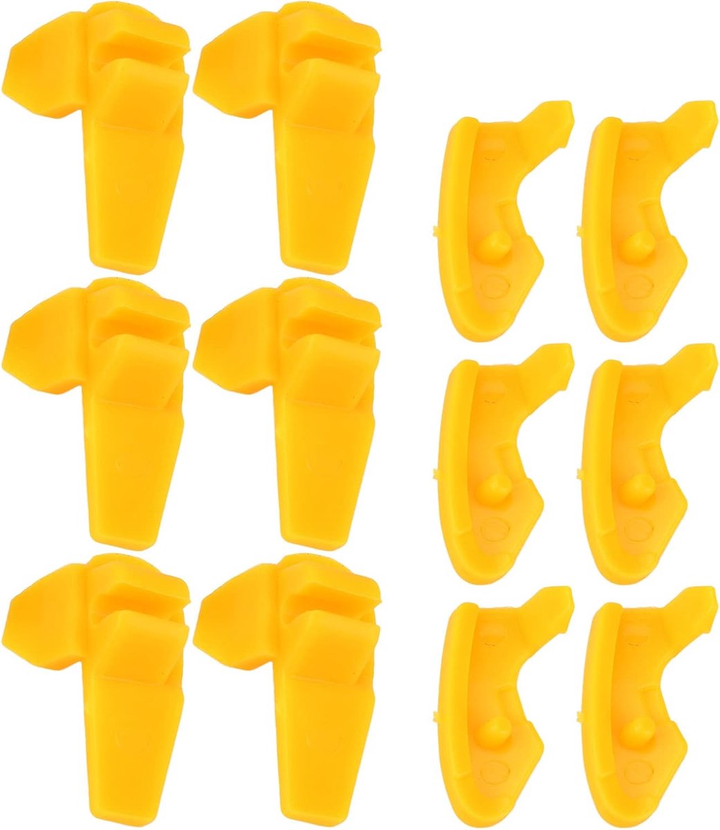 SnelShoppen - 6 Paar Plastic Duck Machine Houder Tire Disassembly Heads - Randen Beschermers voor Bandenwissel - Universel Geschikt - Hoogwaardige Kun