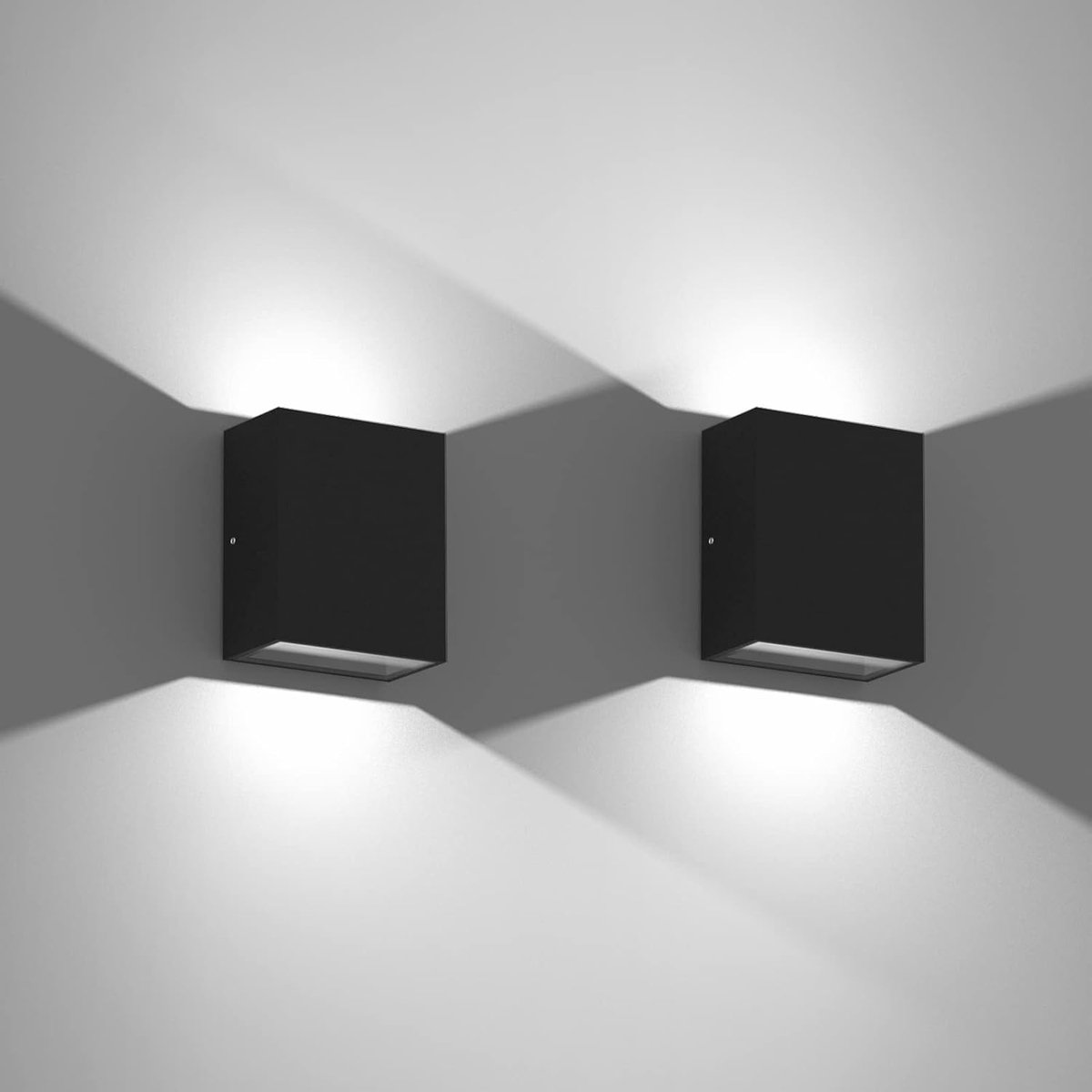 Klighten Wall Light, 7 W LED Outdoor Waterproof IP65 Wall Light Modern Aluminium for Living Room, Balcony, Entrance - ShopVlot