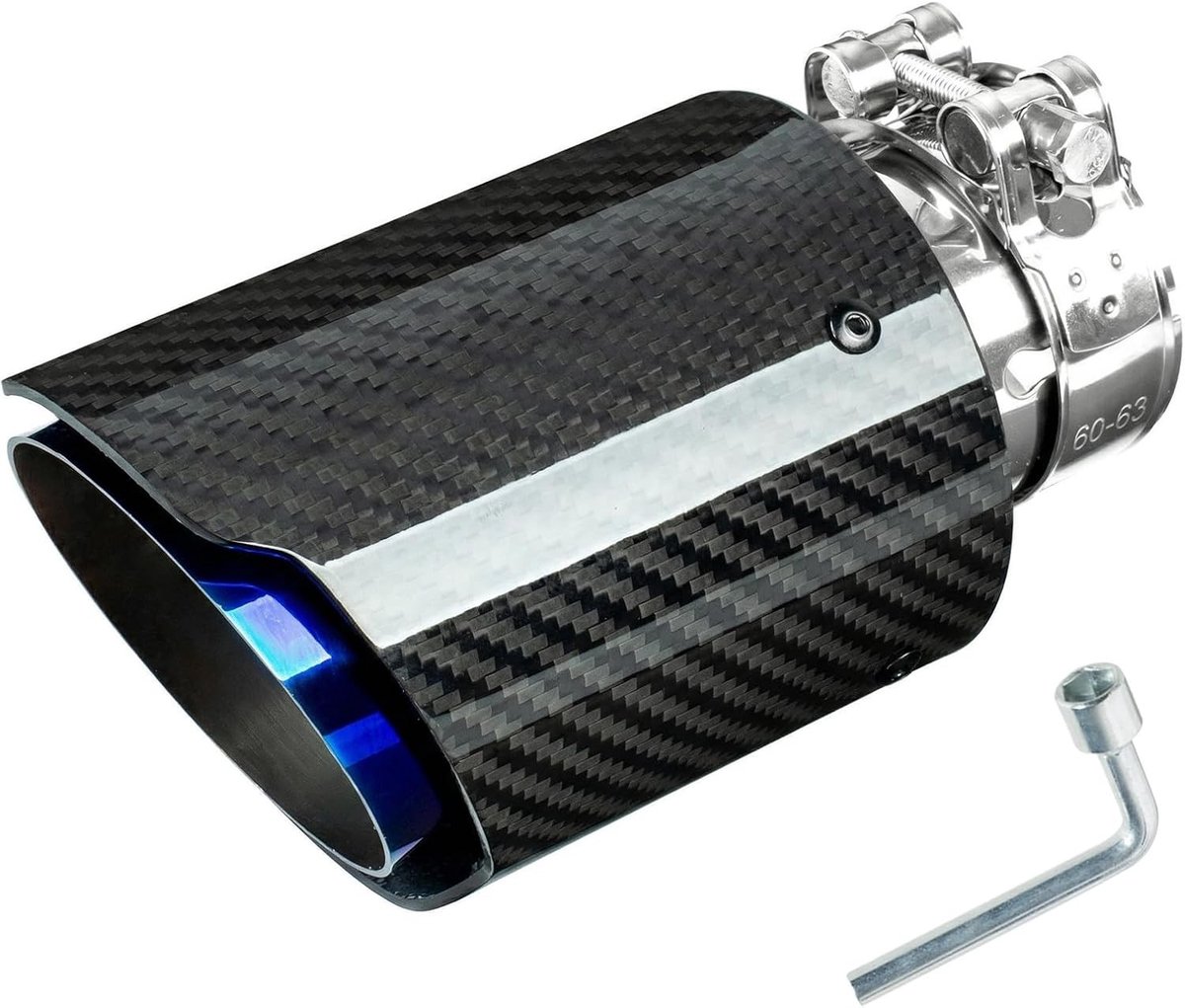 76 mm Koude Luchtinlaatfilterkit, Hoogwaardig Luchtinlaatsysteem met Wasbaar Filter voor Verbeterde Vermogen en Brandstofefficiëntie, Directe Vervanging voor Luchtfilter (Zwart)