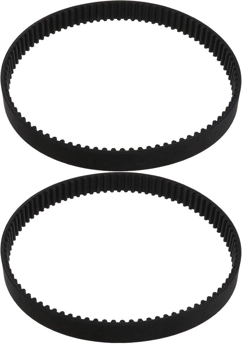 SnelShoppen - Tandenriem voor Onkruidborstel 90 Tanden 5mm Stapelafstand 15mm Breed 450mm Omvang Duurzaam Rubber Vervangingsaccessoires