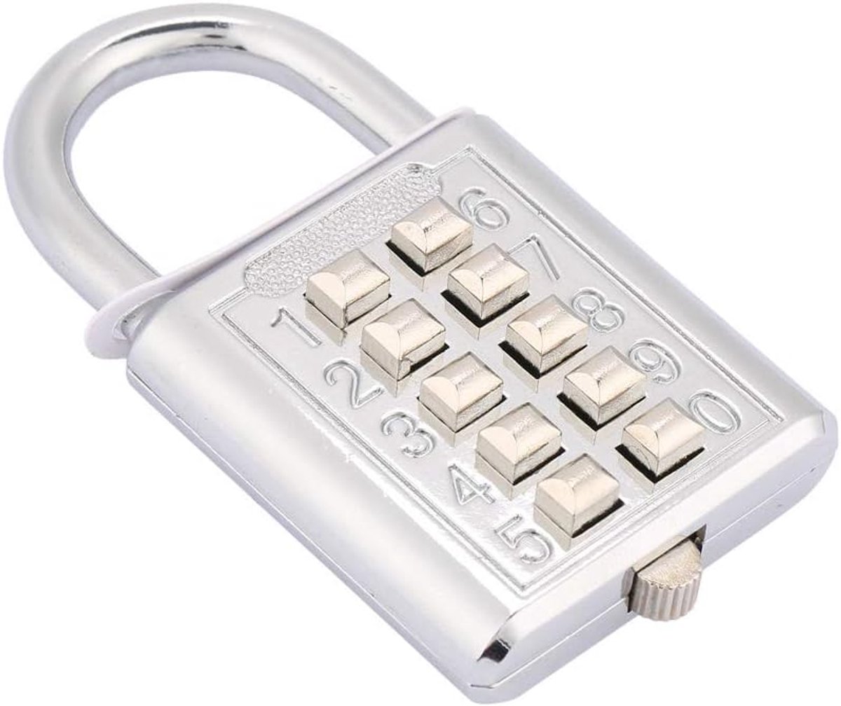 SnelShoppen - 5 Digit Combinatieslot zonder Sleutel - Zinklegering Veiligheidsslot voor Kluis, Lade, Kast, Deur - 10 Toetsen - Duurzaam en Stevig