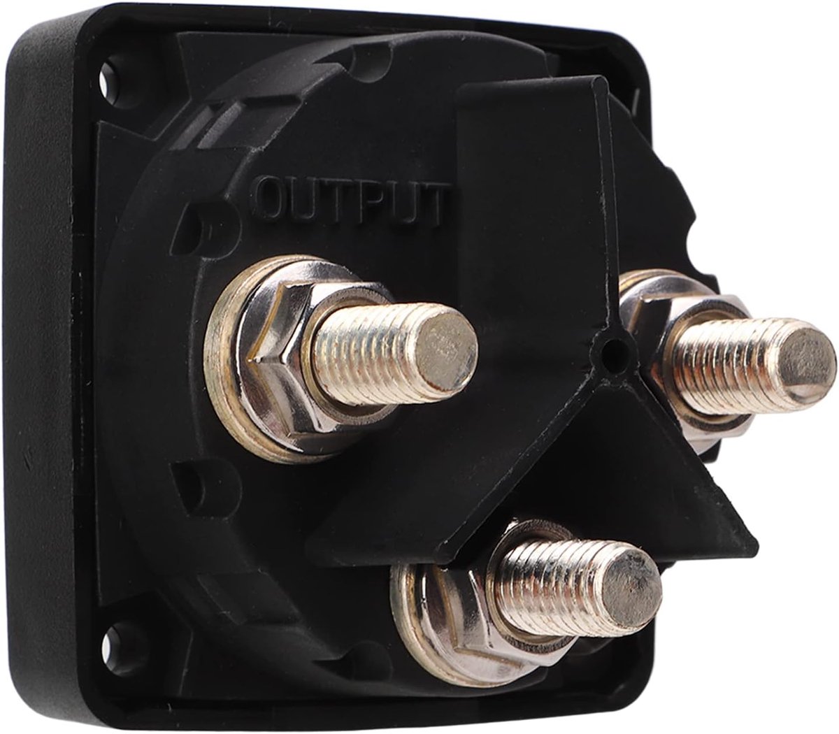 SnelShoppen - Accuschakelaar 300A Zware Kwaliteit Accu Selector Schakelaar 3 Standen Marine Accu Schakelaar voor Camper Boot