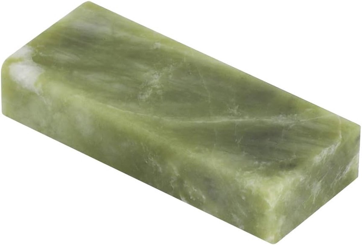 SnelShoppen - Messenslijper met Korrel 10000/8000, Natuurlijke Steen Slijpsteen voor Keukengereedschap, Scharen, Snijders met Elegante Kleur en Stijlv