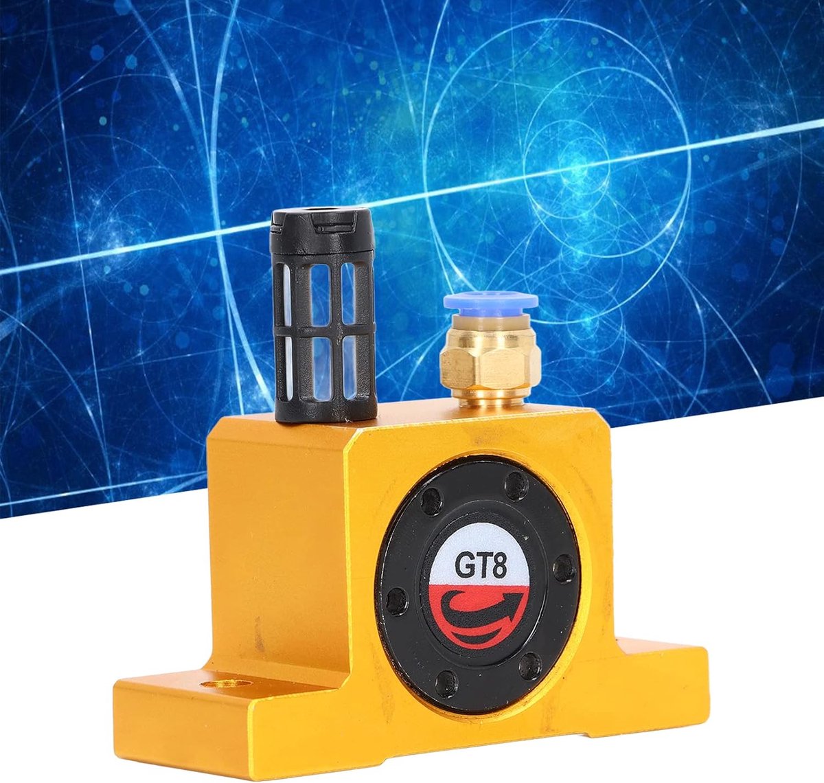 Pneumatische turbinevibrator, 840-2400N Sterke vibratie industriële luchtvibrator voor machine - ShopVlot