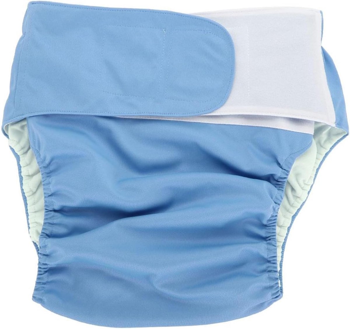SnelShoppen - Wasbare Volwassen Luier Herbruikbare Aanpasbare Grote Luier met 4 Kleuren, Comfortabele Stoffen Luier voor Volwassenen (Blauw 305)