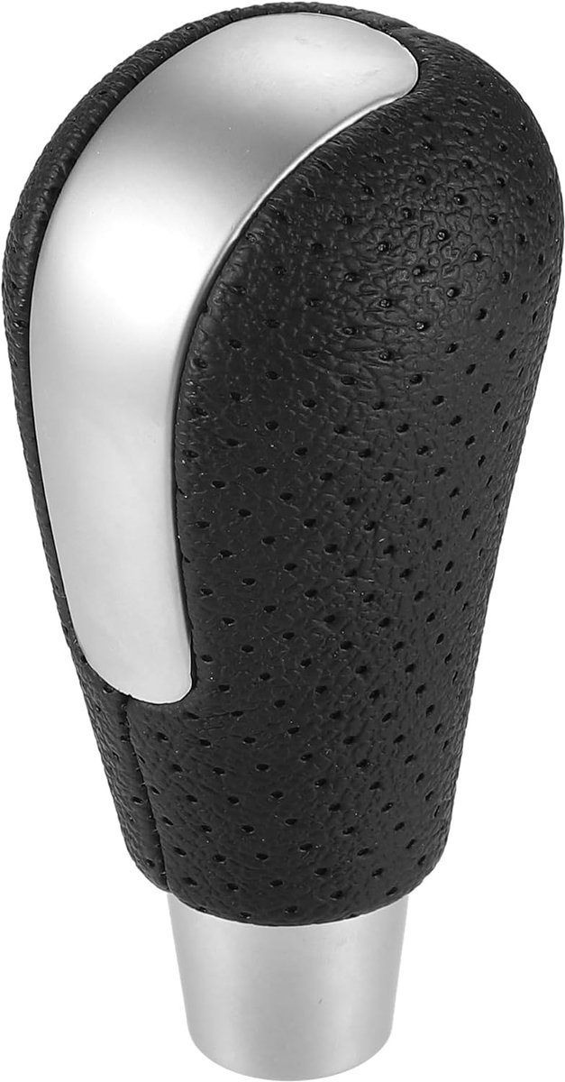 SnelShoppen - Automatische Versnelling Knop met Gaten voor Mazda - Mat Zilver - Vervangend Voor Mazda 3, Mazda 6, Mazda MX-5, CX-7, CX-9