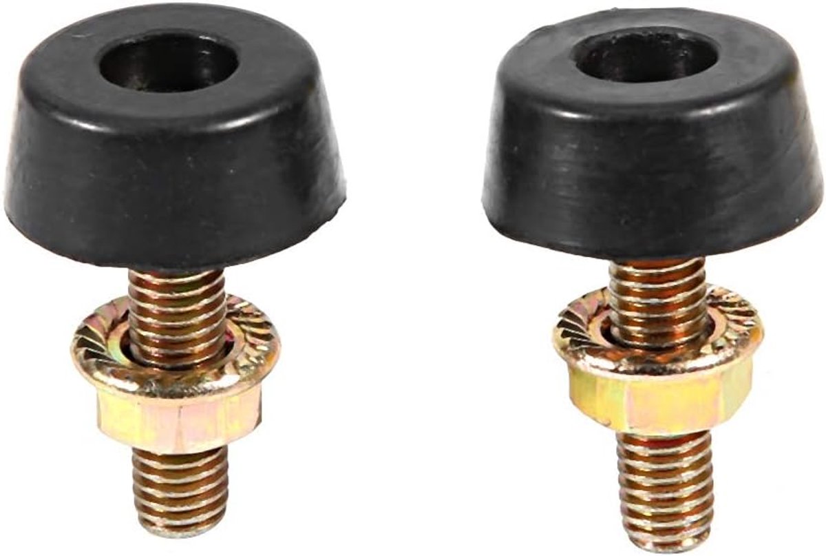 SnelShoppen - Rubber Hood Stopper Bonnet Adjuster Bump Stop voor Patrol GQ, Y60, 90 Miata, Hoogwaardige Aluminium Legering, Duurzaam en Verstelbaar