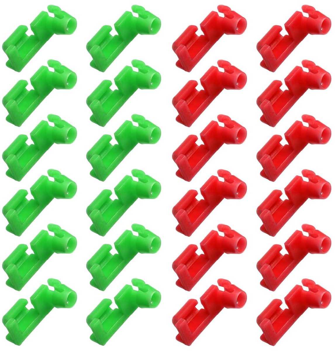 SnelShoppen - 24 Stuks Universele Deurslot Stang Clips, Hoogwaardige Bevestigingsclips voor Auto Deursloten, Duurzaam en Corrosiebestendig, M49 Vervan