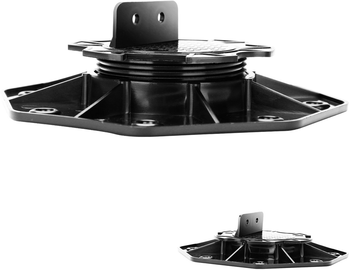 Verstelbare terrasdragers 18-30 mm - 20 stuks - Polypropyleen - Vlonderdrager in hoogte verstelbaar - Voor houten vlonders, WPC en terrastegels