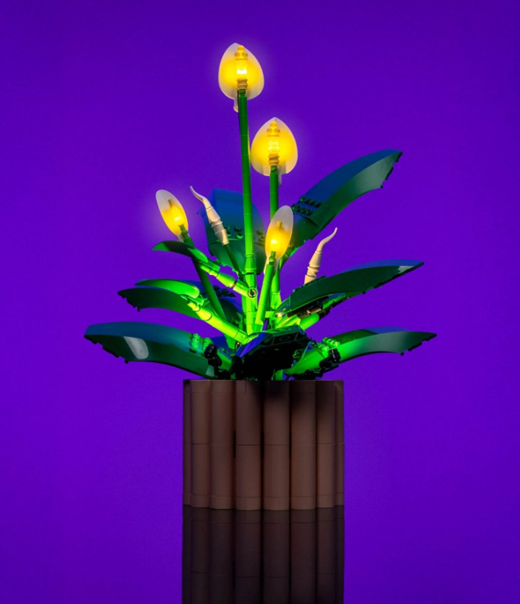 Verlichtingsset geschikt voor LEGO® Peace Lily - 11504
