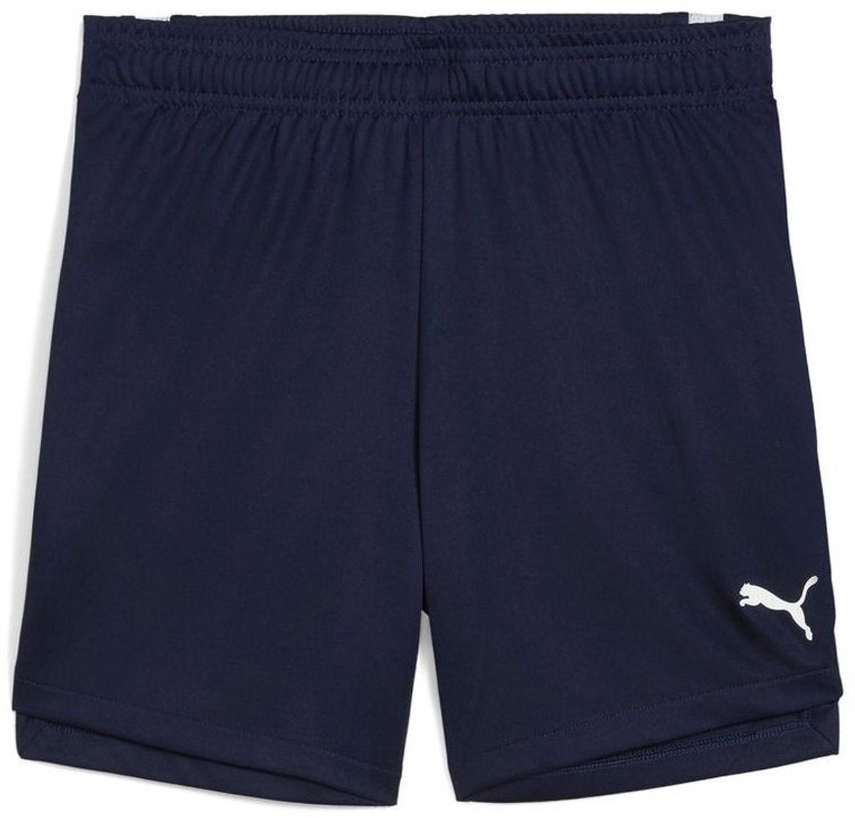 Puma kindersportbroek teamJAWS Starter Shorts JR 685365 Marineblauw