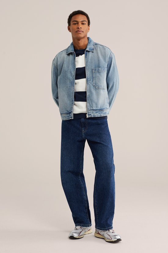 WE Fashion Heren barrel fit jeans