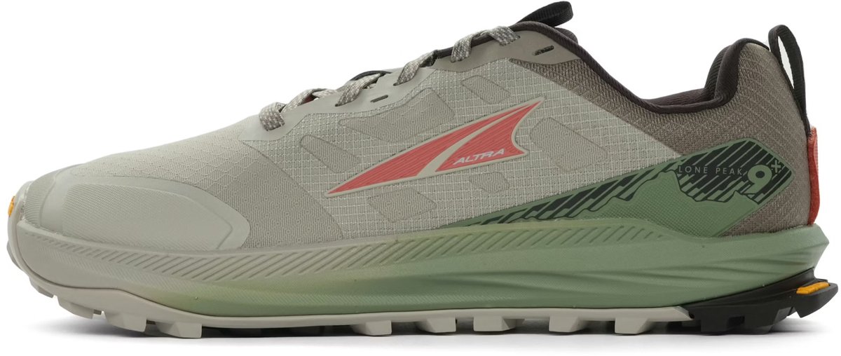 Altra Lone Peak 9+ Trailschoenen Heren Basalt 43 Zwart