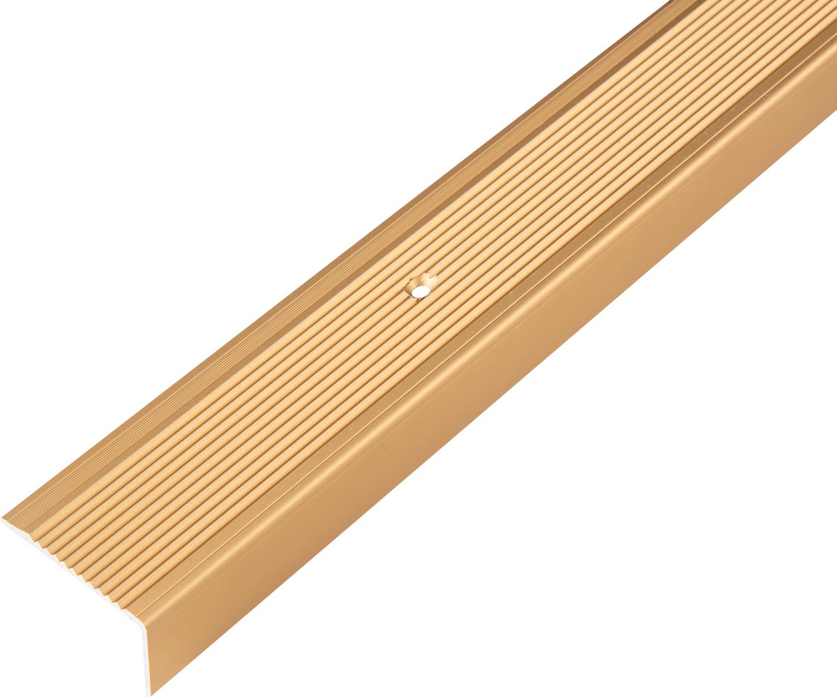 Alberts 484019 trapbeschermingslijst | aluminium, goudkleurig geanodiseerd | 1000 x 45 x 23 mm