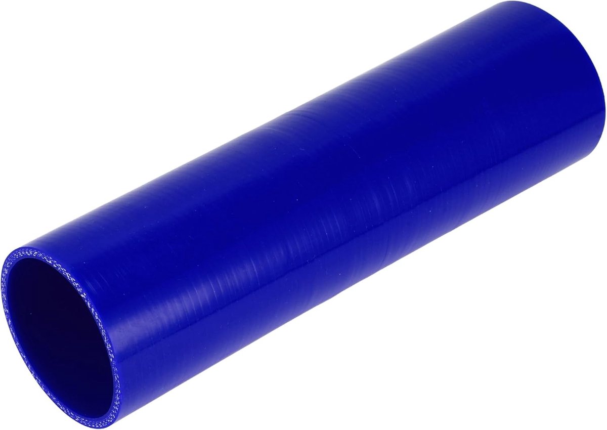 SnelShoppen - Silicone Slang 76mm 300mm Rechte Koppeling 0° 4-Laags Versterkt Blauw Turbo Intercooler Slang voor Koelvloeistof en Motorolie