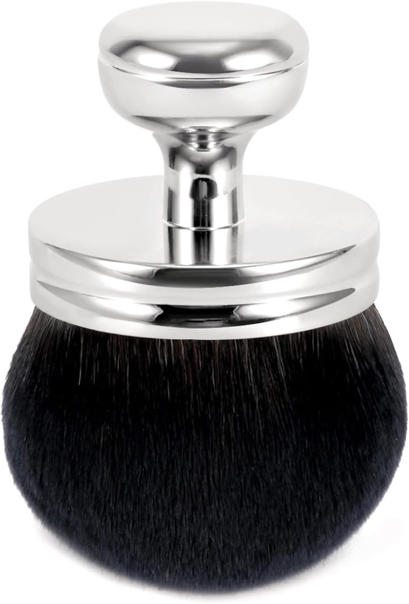 SnelShoppen - Extra Grote Zelfbruinende Kwast, Brede Hoofd Body Makeup Kwast Oval Zelfbruin Applicator Kabuki Kwast voor Zonnebrandcrème Foundation Ge